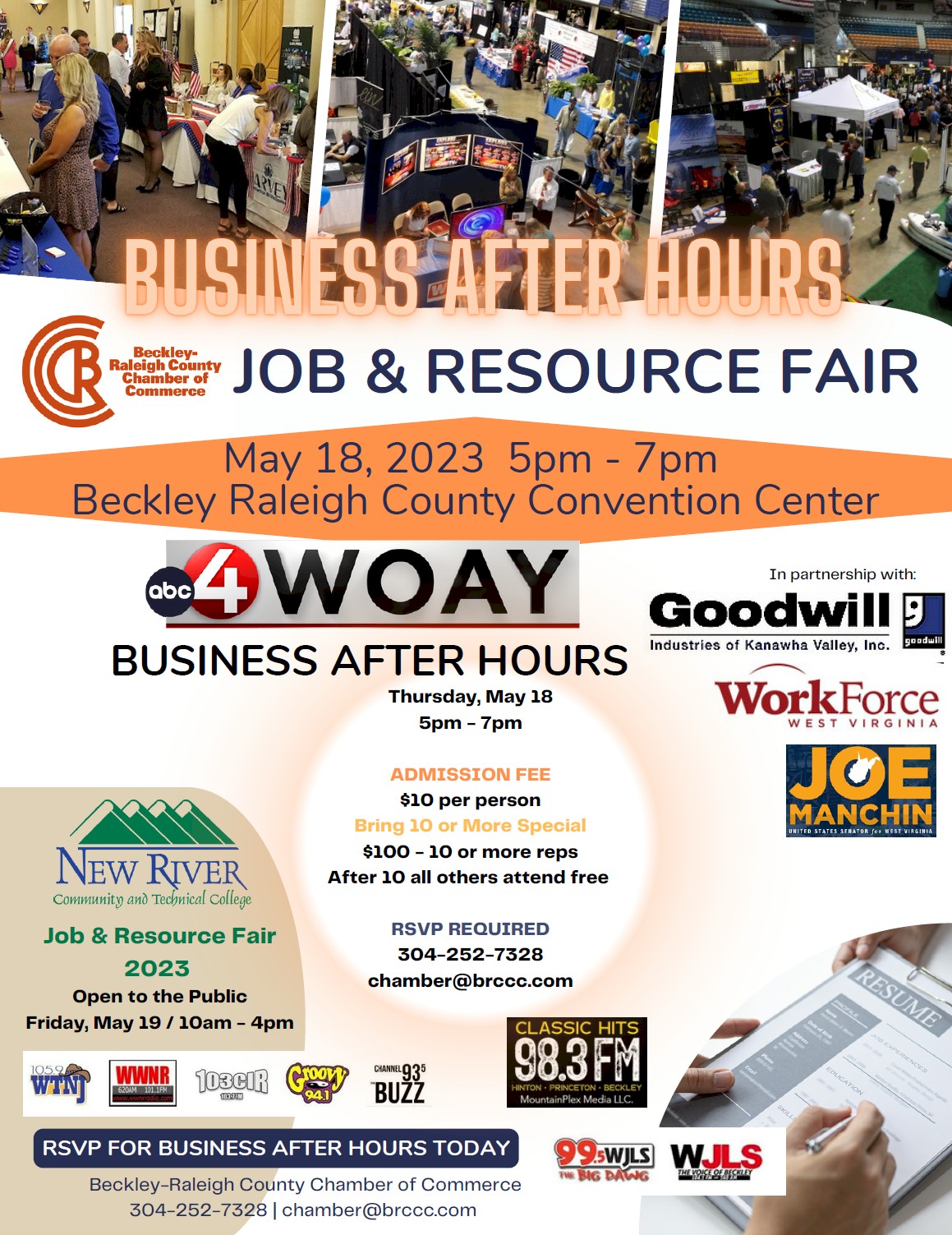 JOB RESOURCE FAIR 2023 Business After Hours flyer image