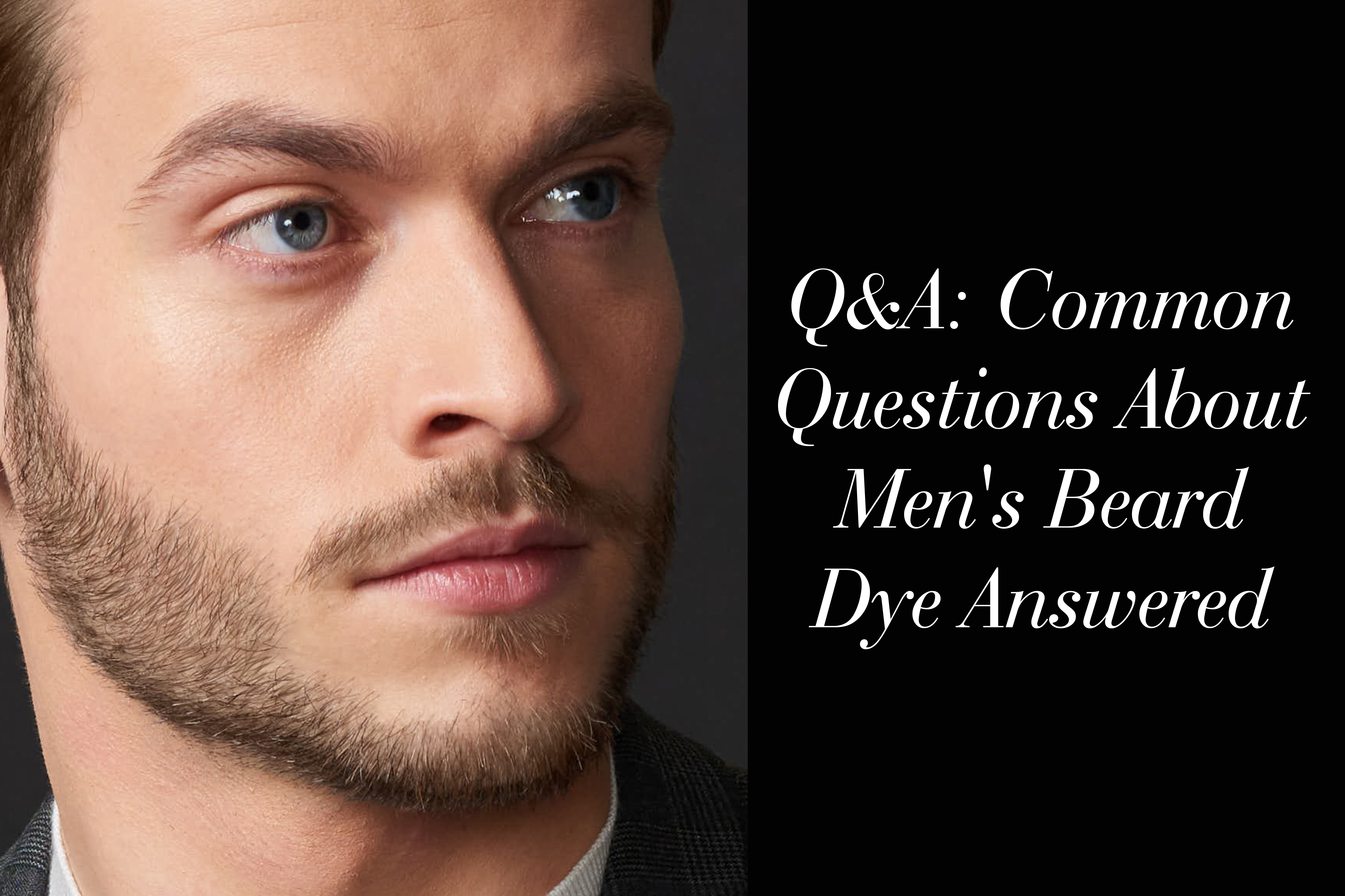 Common Questions About Men's Beard Dye Answered