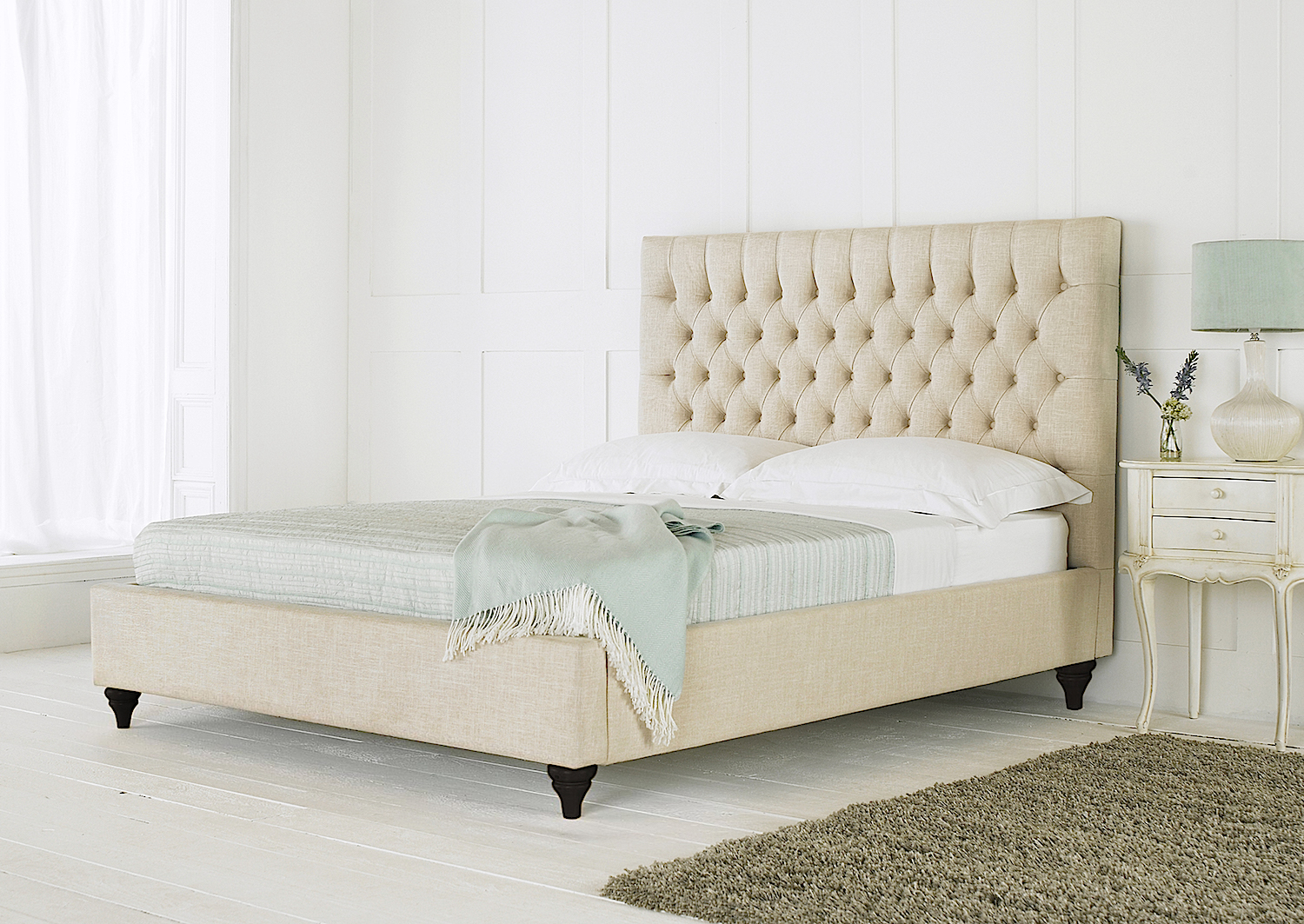 Marco Chesterfield Upholstered Bed, Chesterfield Bed King