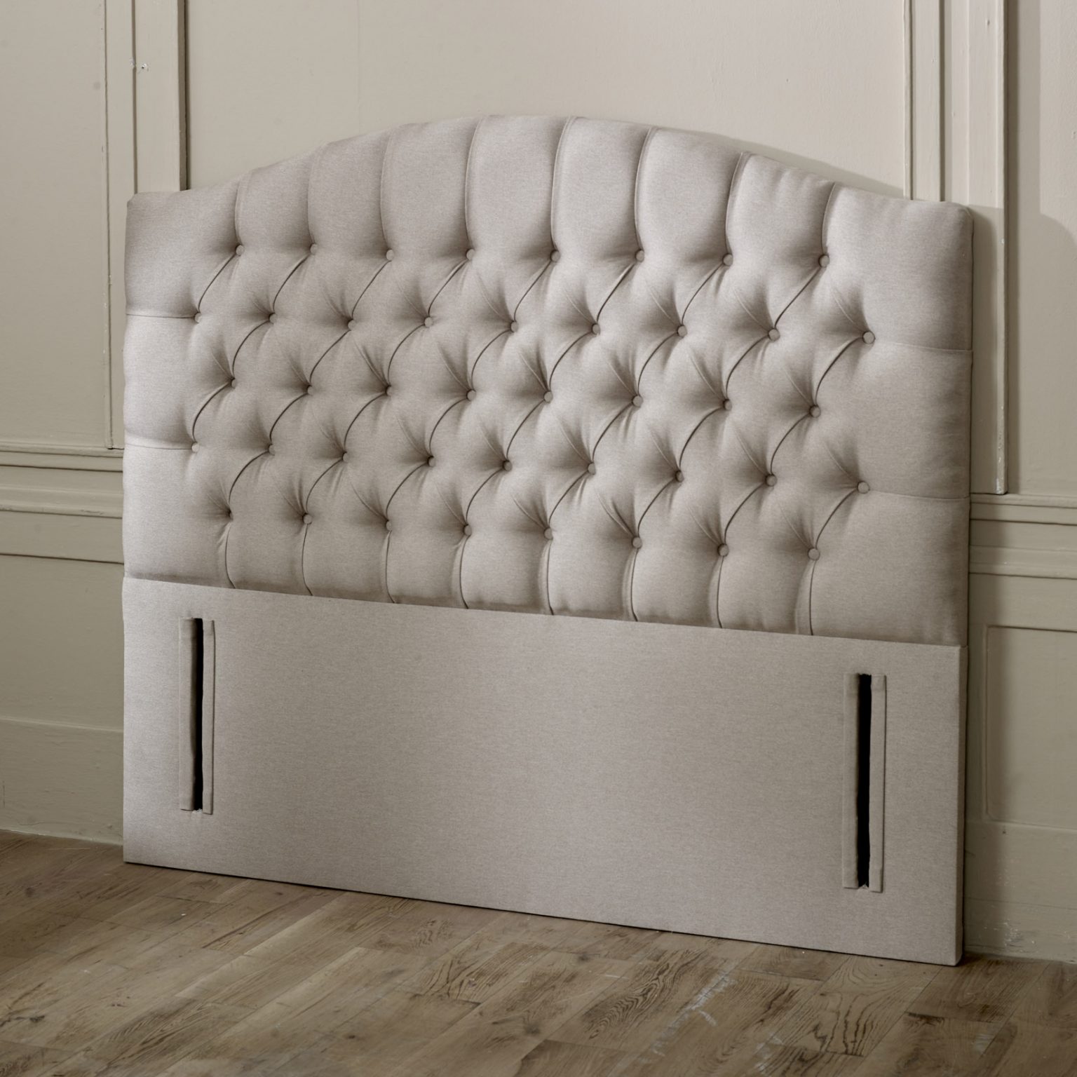 Lacey Chesterfield Buttoned Standing Headboard Bedworld