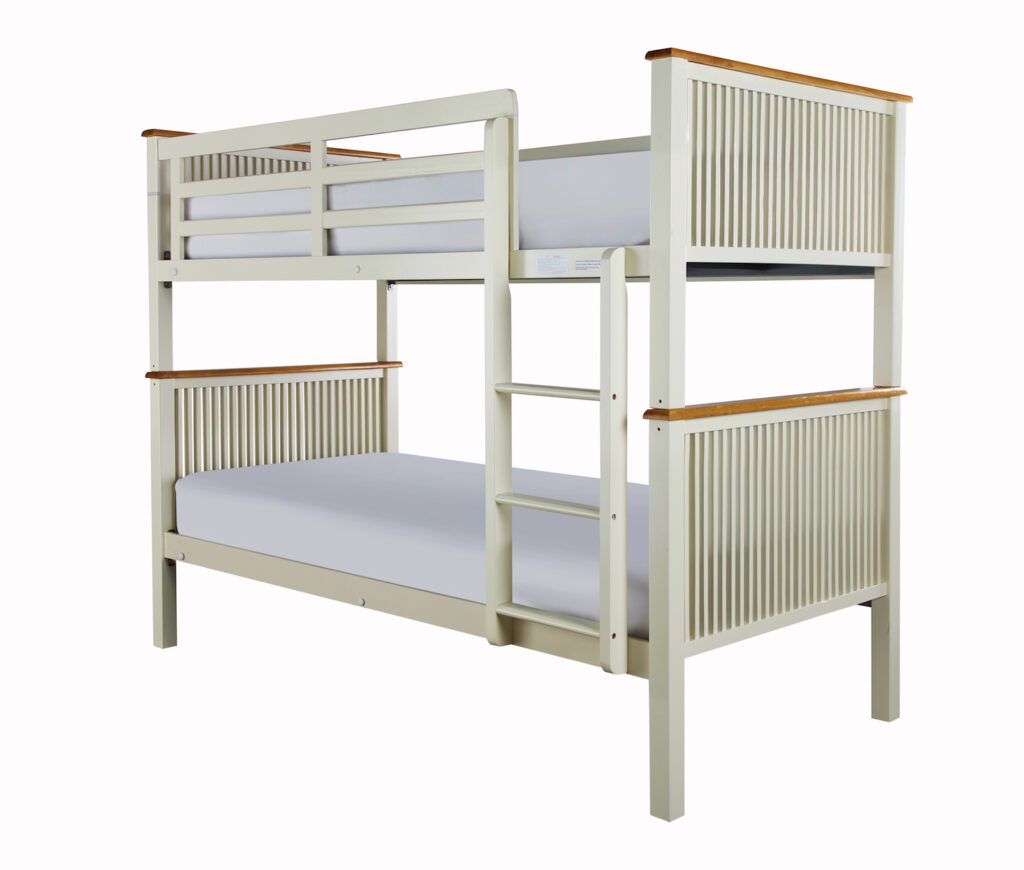 Hudson off white wooden bunk bed AAA Beds