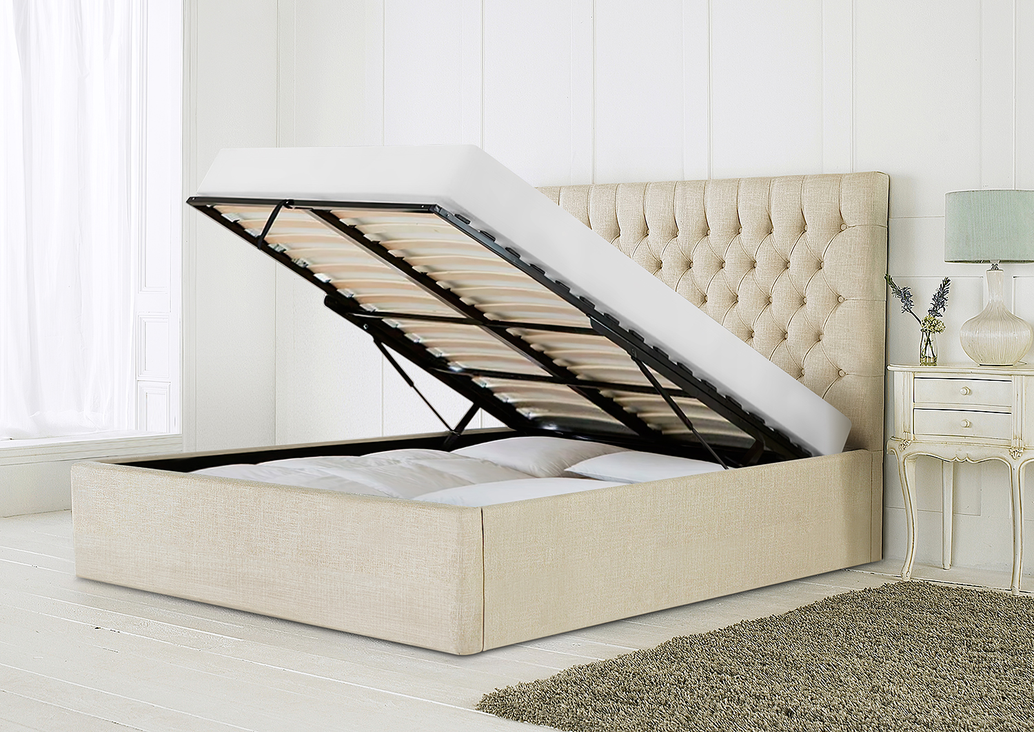 Marco Chesterfield Ottoman Bed Frame Bedworld ireland