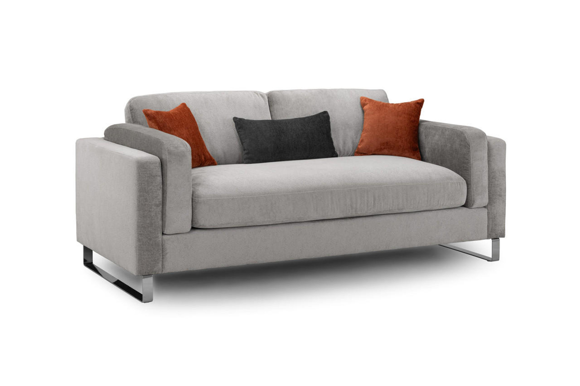 Kingston Grey 3 Seater Sofa Bedworld