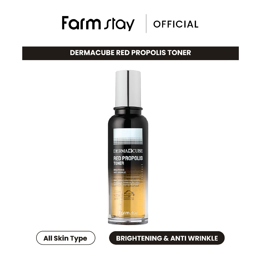 FARMSTAY DERMACUBE RED PROPOLIS TONER 140ML
