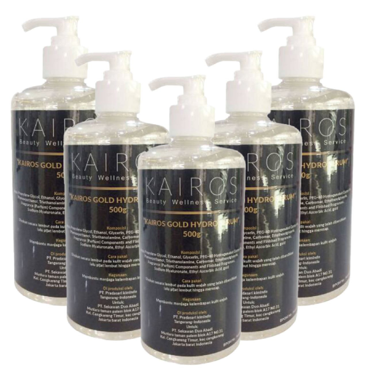 KAIROS GOLD HYDRO SERUM 500G - 5 pcs