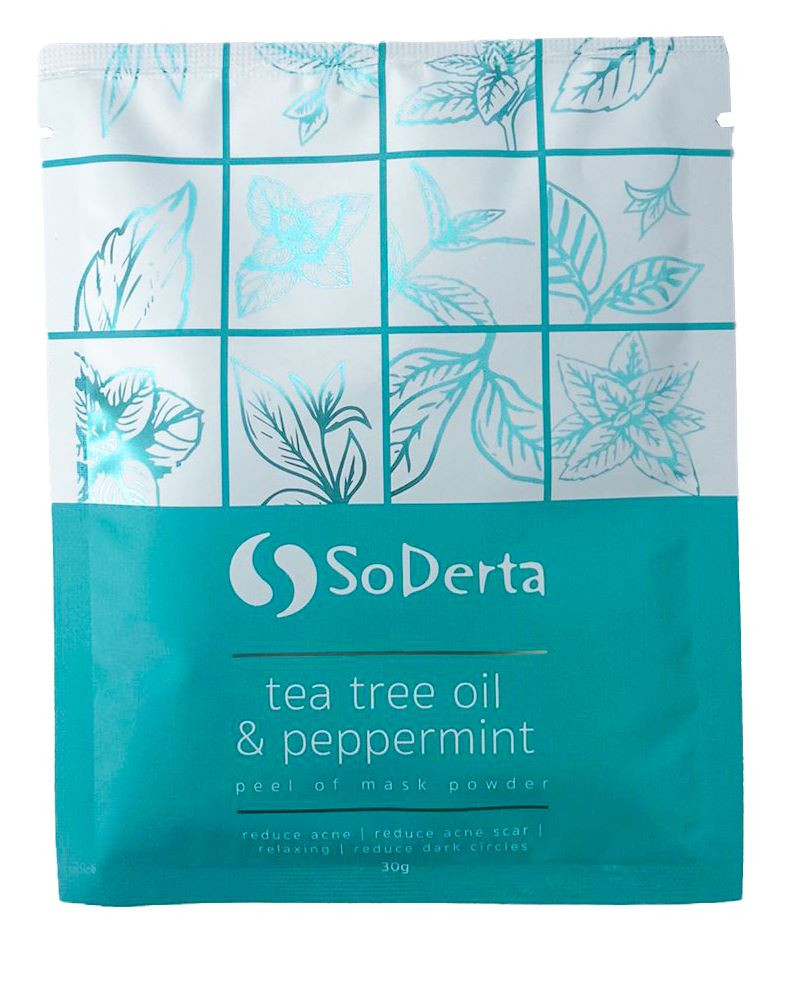 SODERTA PEEL OFF MASK TREE TEA OIL & PEPPERMINT 30GR