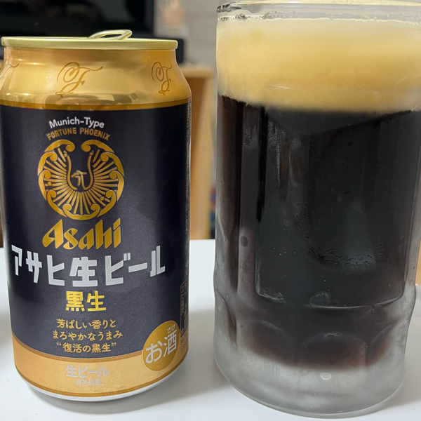 アサヒビールのアサヒ生ビール黒生(マルエフ) BeerHunt