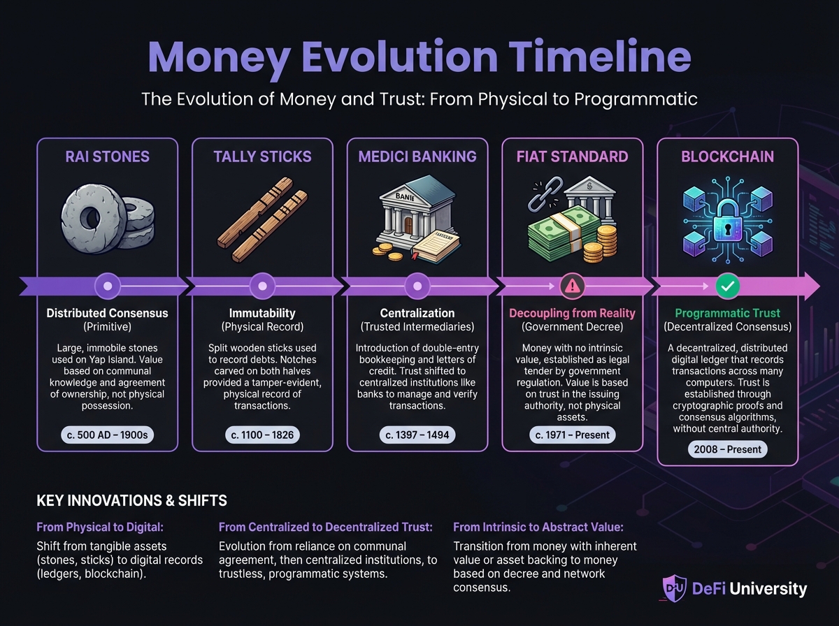 Money Evolution Timeline