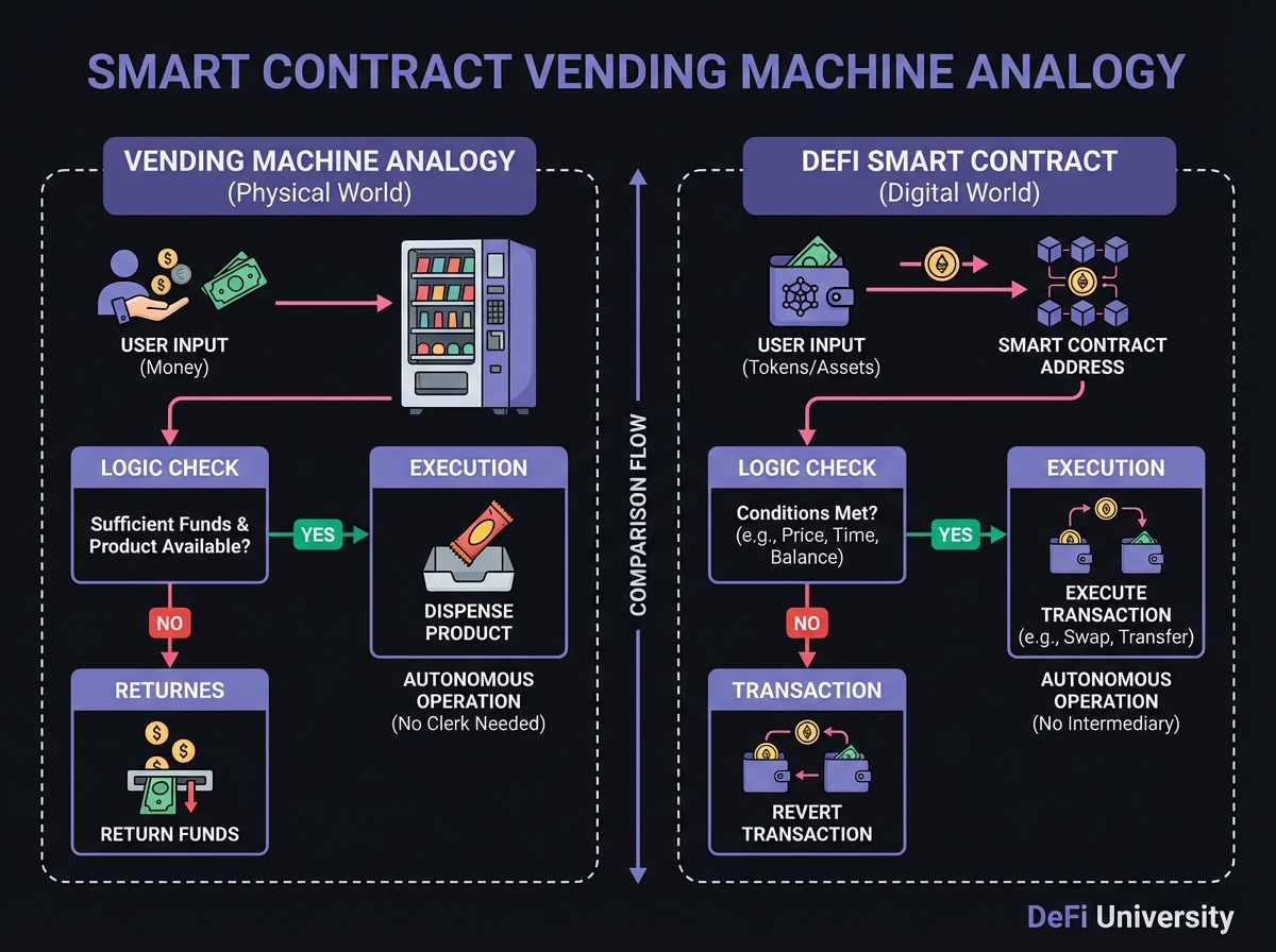 Smart Contract Vending Machine Analogy