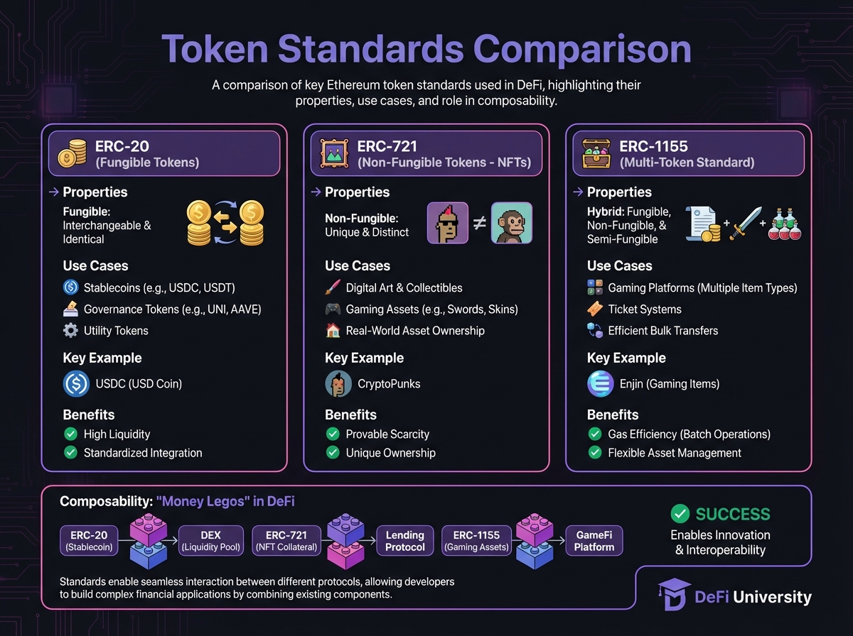 Token Standards Comparison