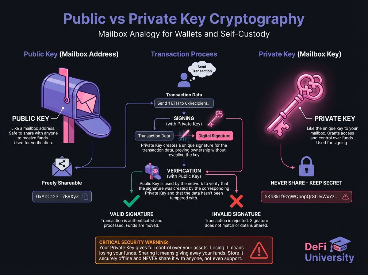 Public vs Private Key Cryptography