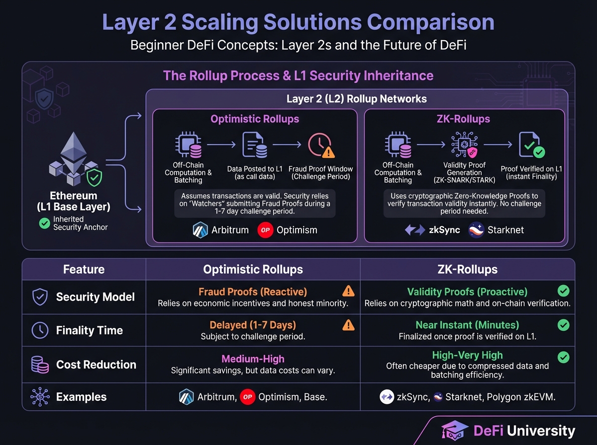 Layer 2 Scaling Solutions Comparison