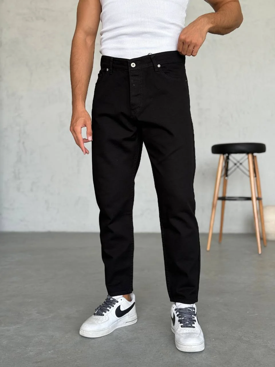 WE11 Black Pants
