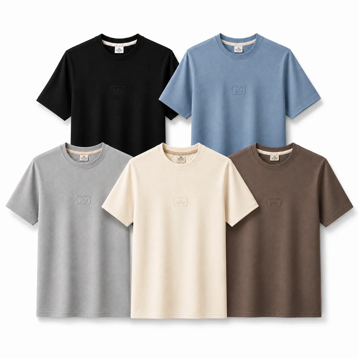 Crown Textured T-Shirt Collection