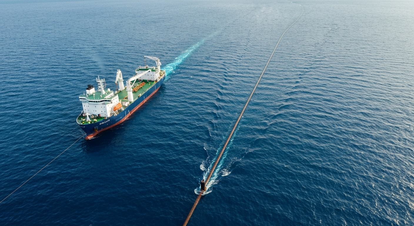 海底ケーブルの仕組み — データが光速で海底を走る