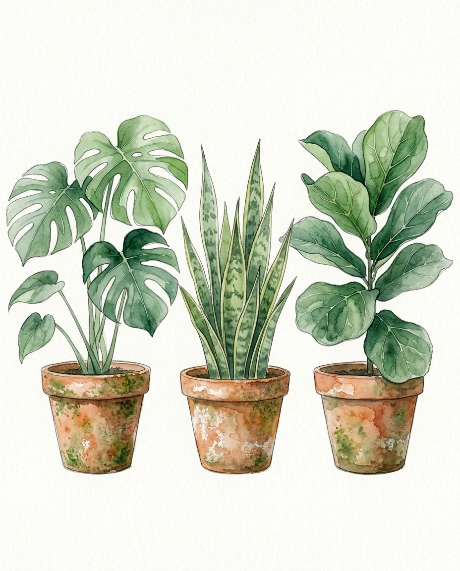 Potted Foliage Trio preview 5