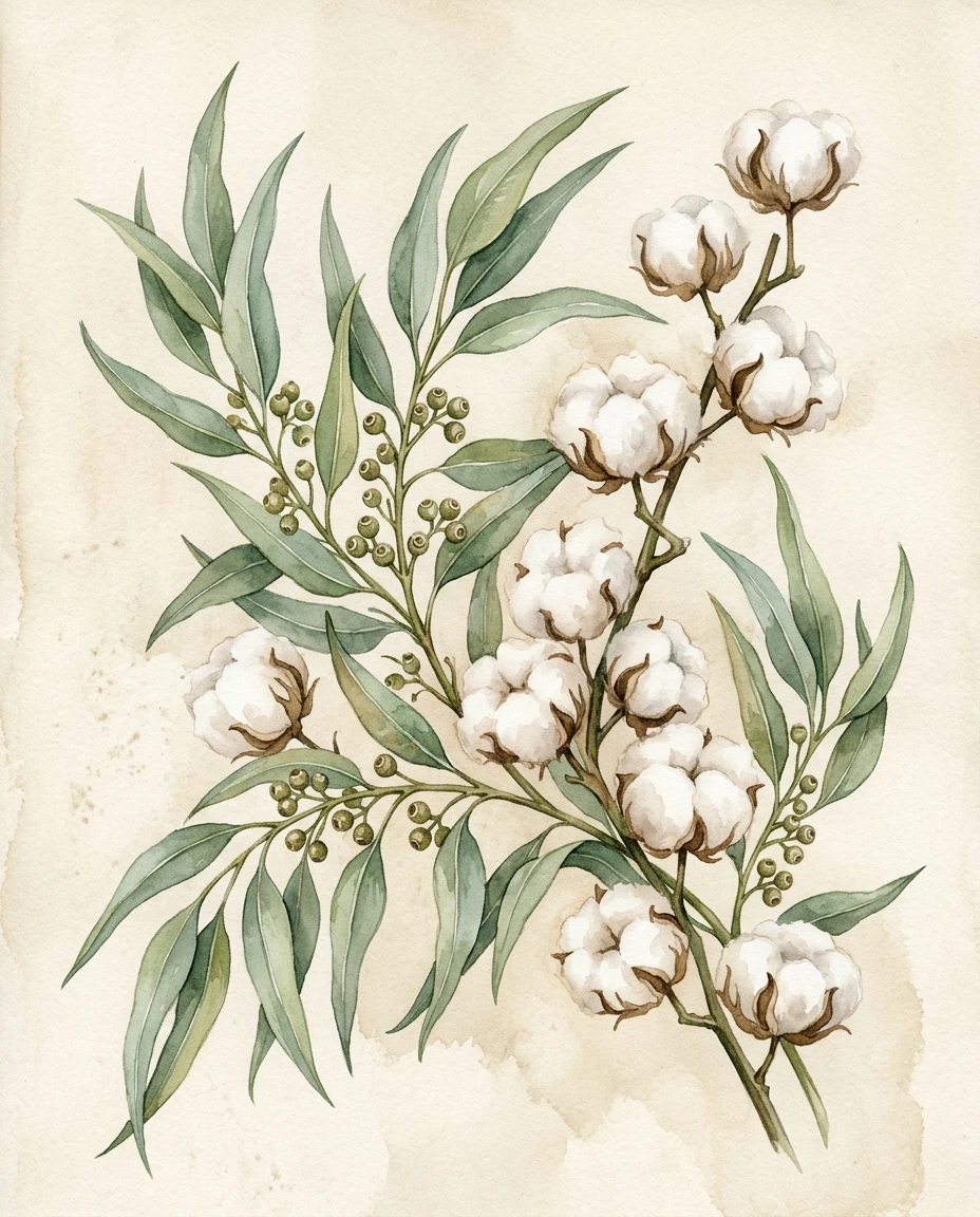 Seeded Eucalyptus and Cotton preview 5