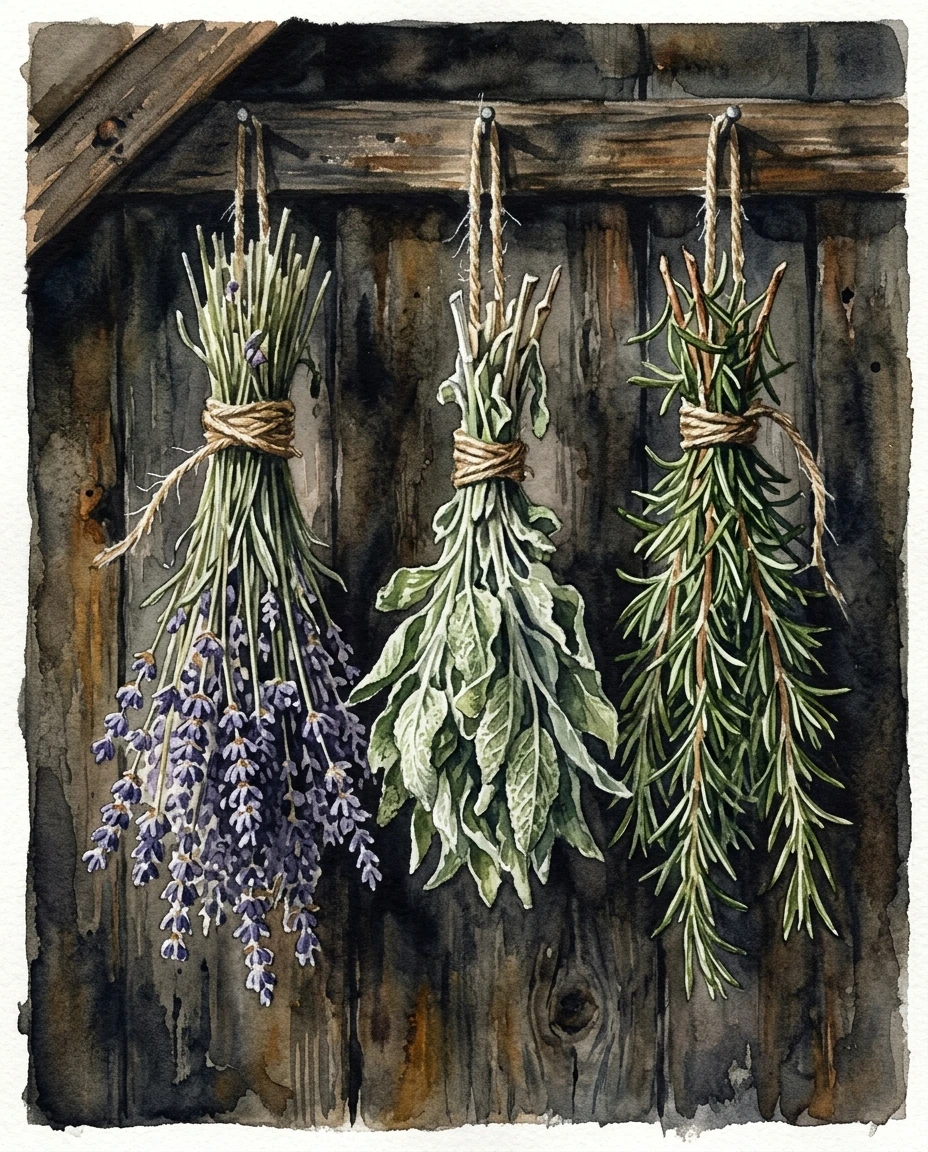 Apothecary Dried Herb Bundles preview 5