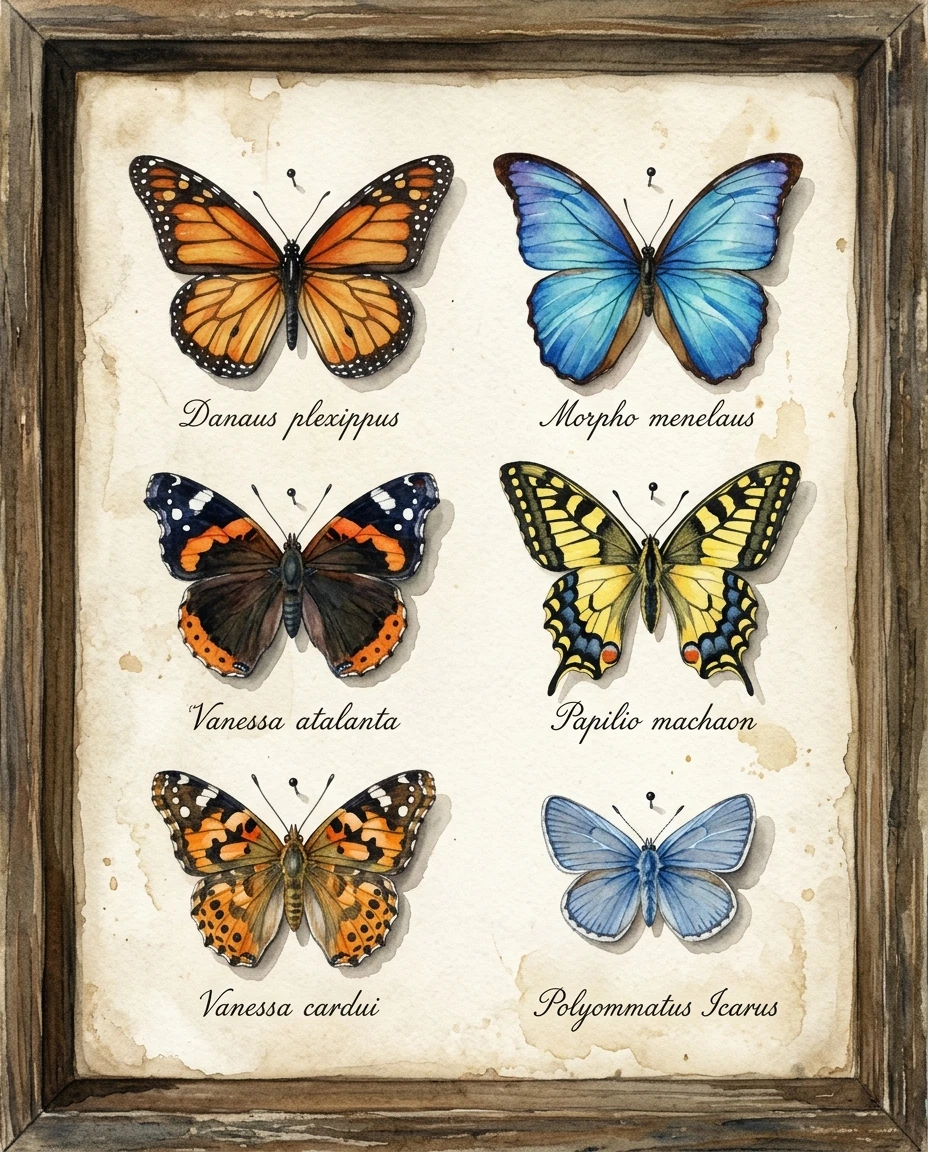 Antique Butterfly Collection preview 5
