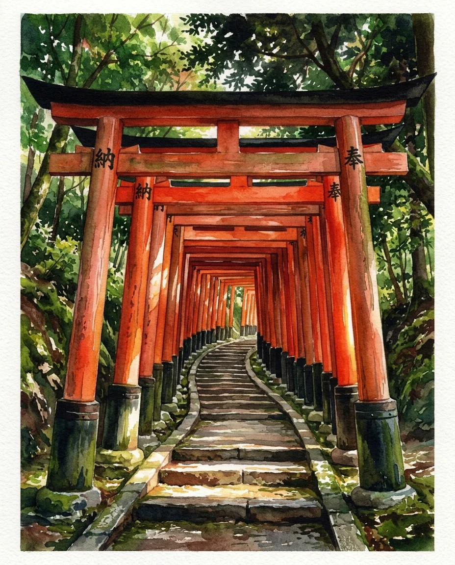 Fushimi Inari Torii Tunnel preview 5
