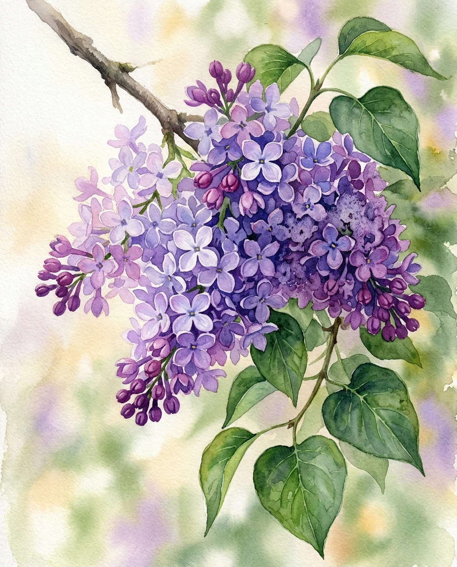 Purple Lilac Clusters preview 5