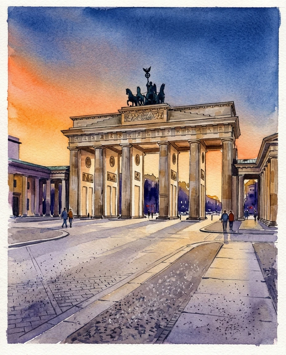 Brandenburg Gate Sunset preview 5