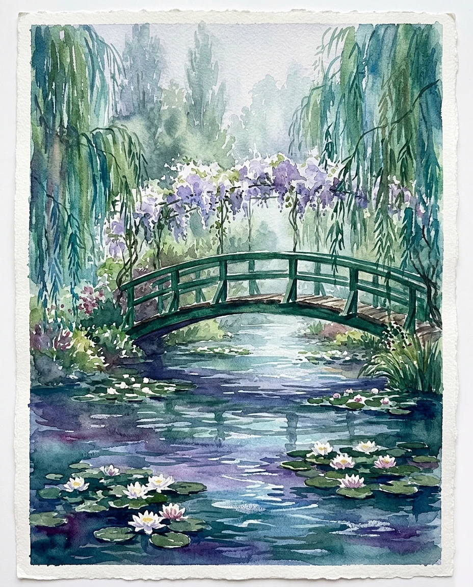 Giverny Green Bridge preview 5