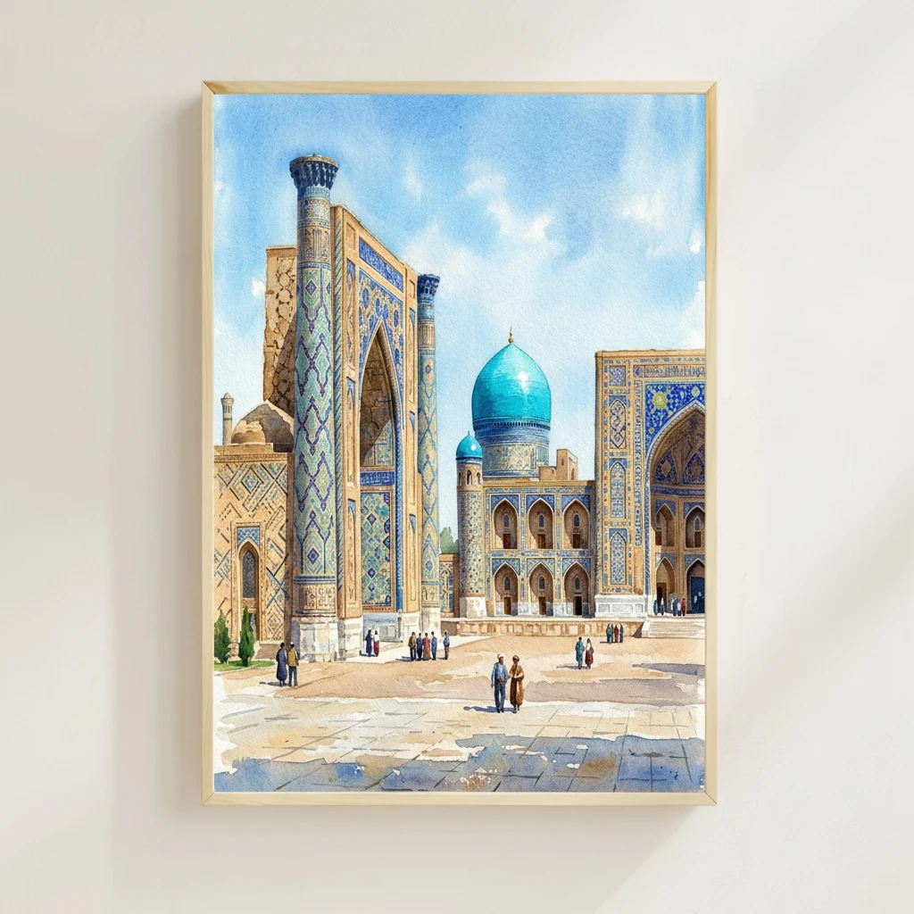 Samarkand Silk Road Tiles preview 3