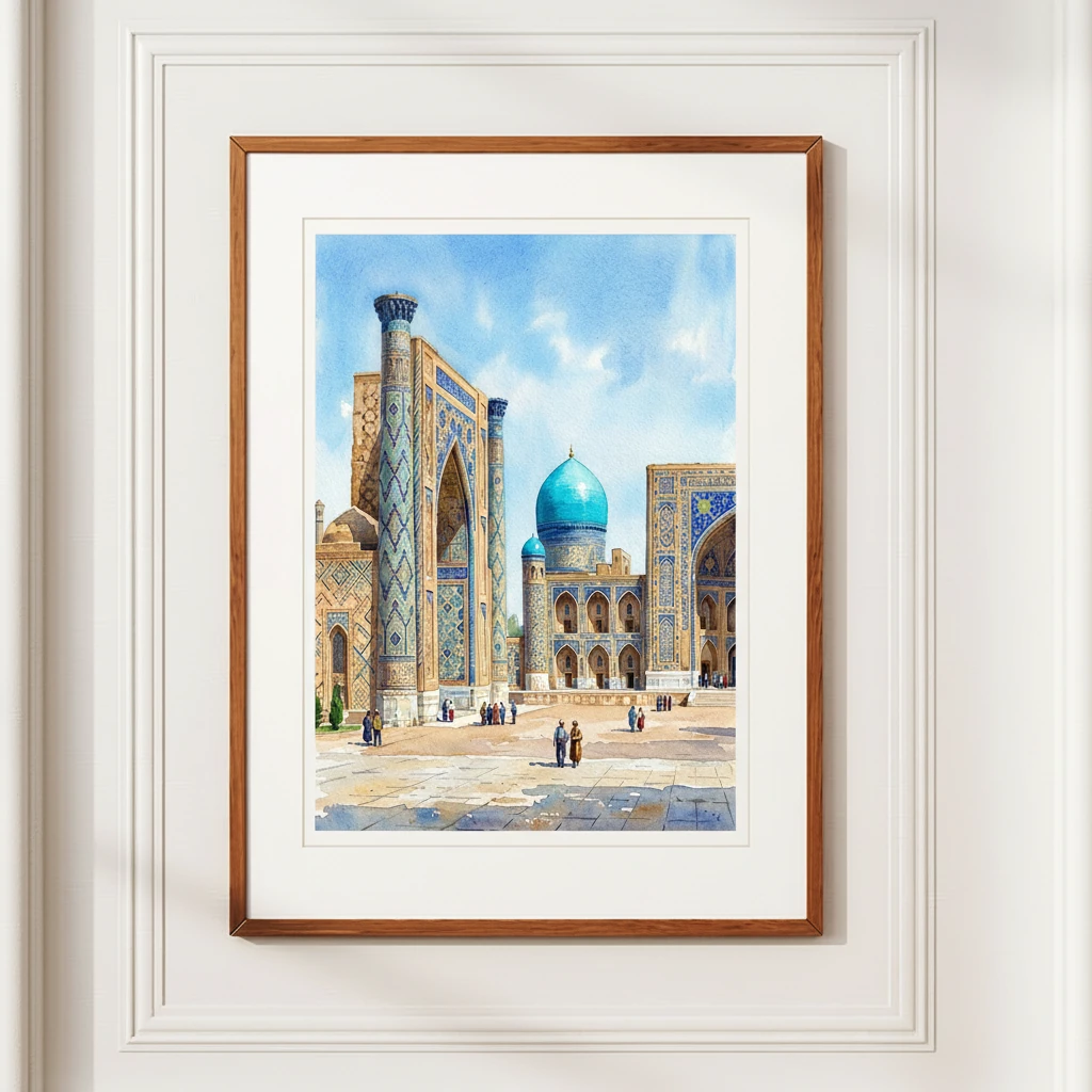Samarkand Silk Road Tiles preview 4