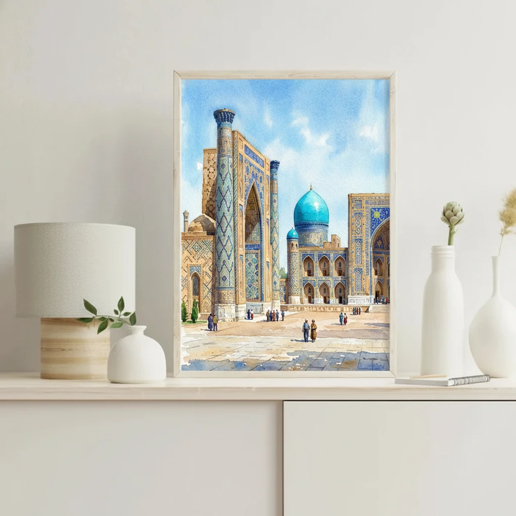 Samarkand Silk Road Tiles preview 5