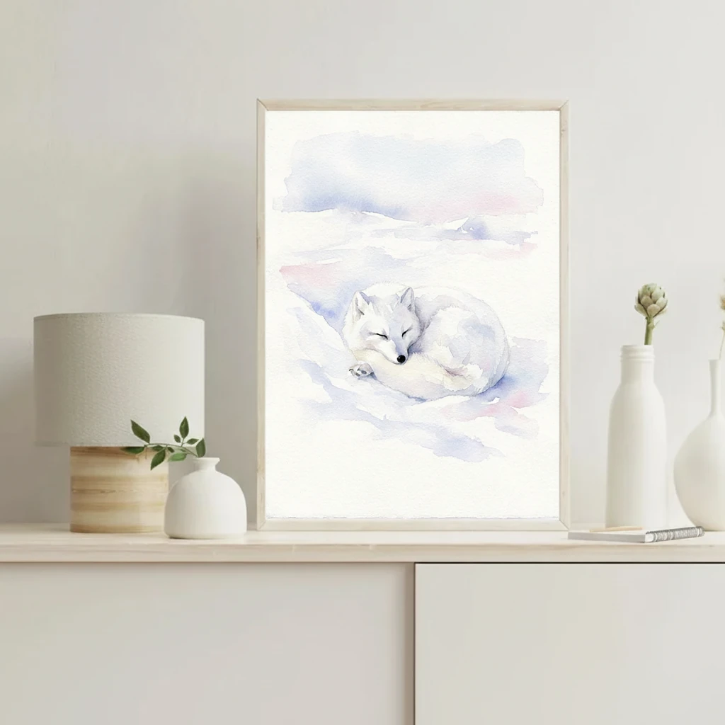 Arctic Fox in Winter Tundra preview 5
