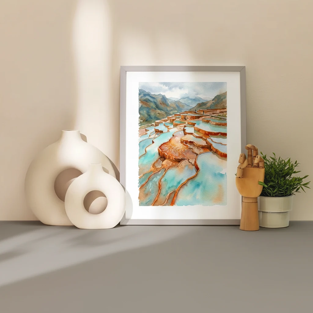 Orange Travertine Terraces preview 3