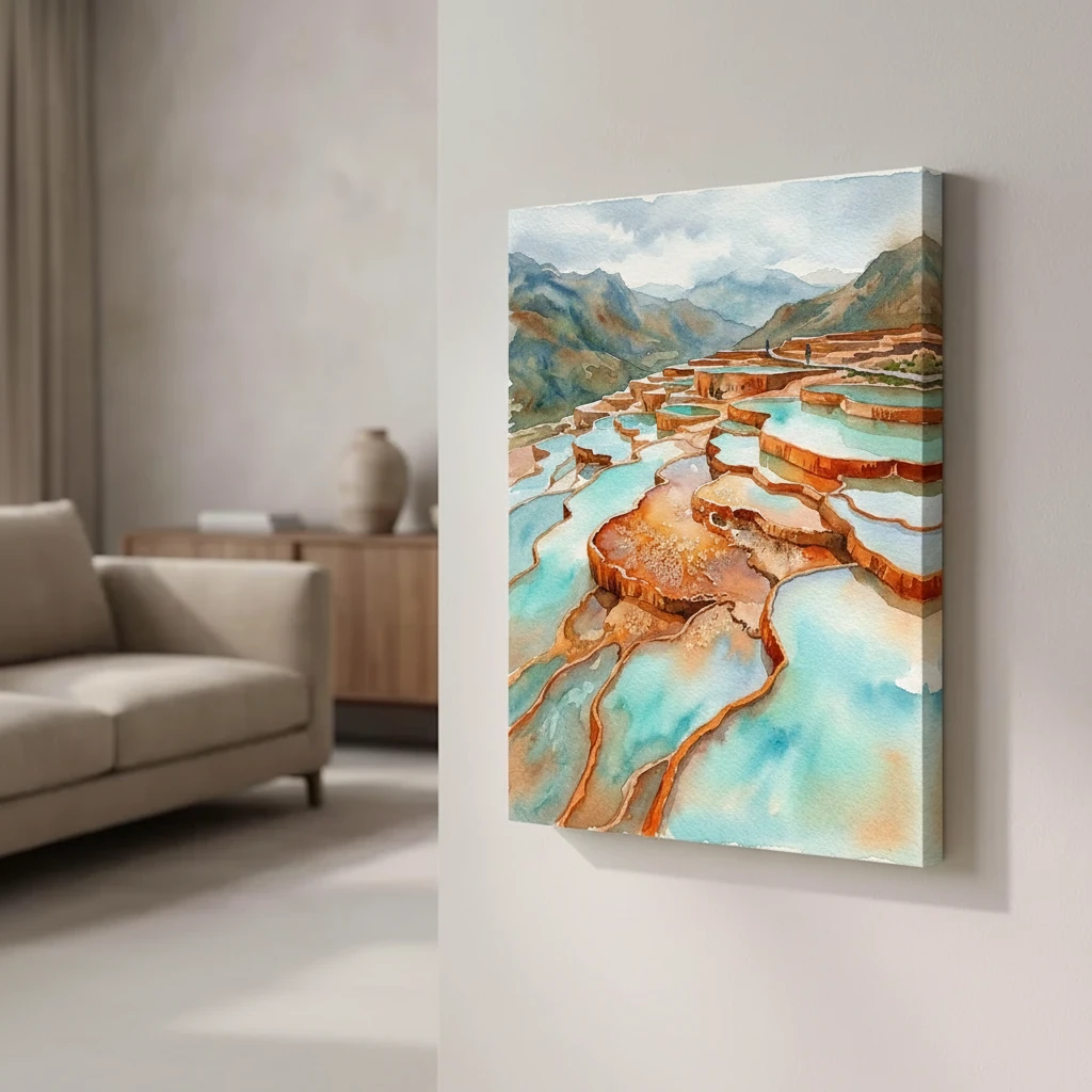 Orange Travertine Terraces preview 5