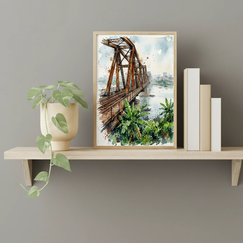 Long Bien Iron Bridge preview 3