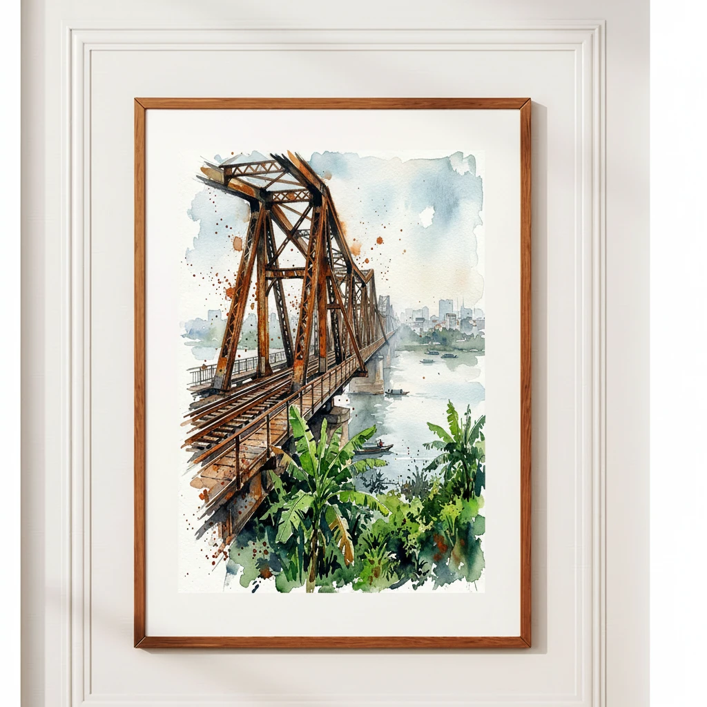 Long Bien Iron Bridge preview 4