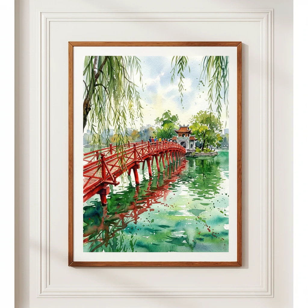 Red Bridge of Sword Lake preview 4