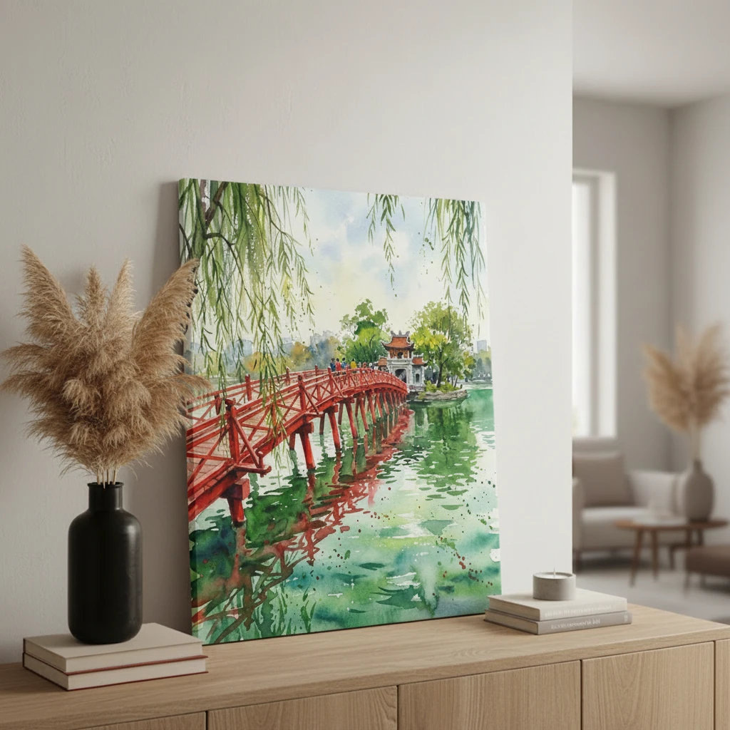 Red Bridge of Sword Lake preview 5