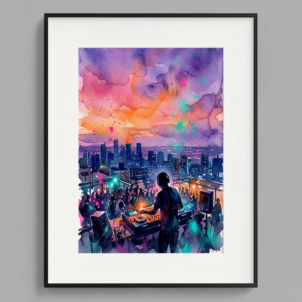 Rooftop Sunset DJ preview 3