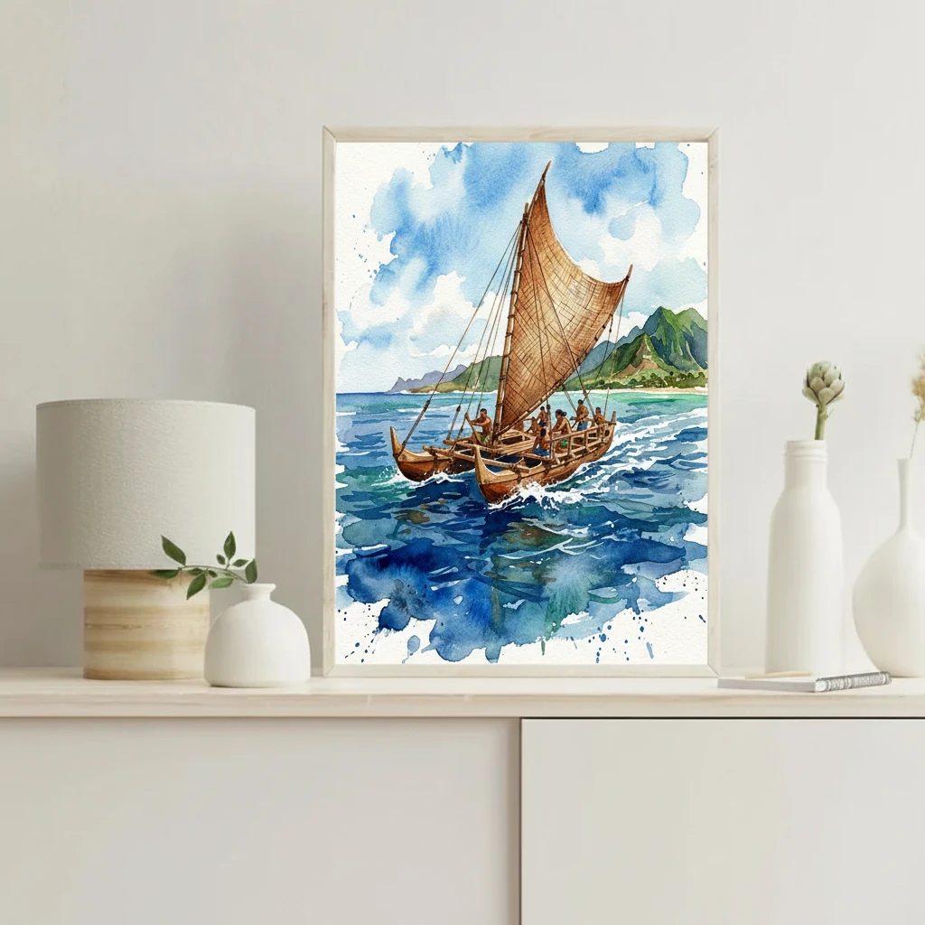 Traditional Sailing Canoe preview 4