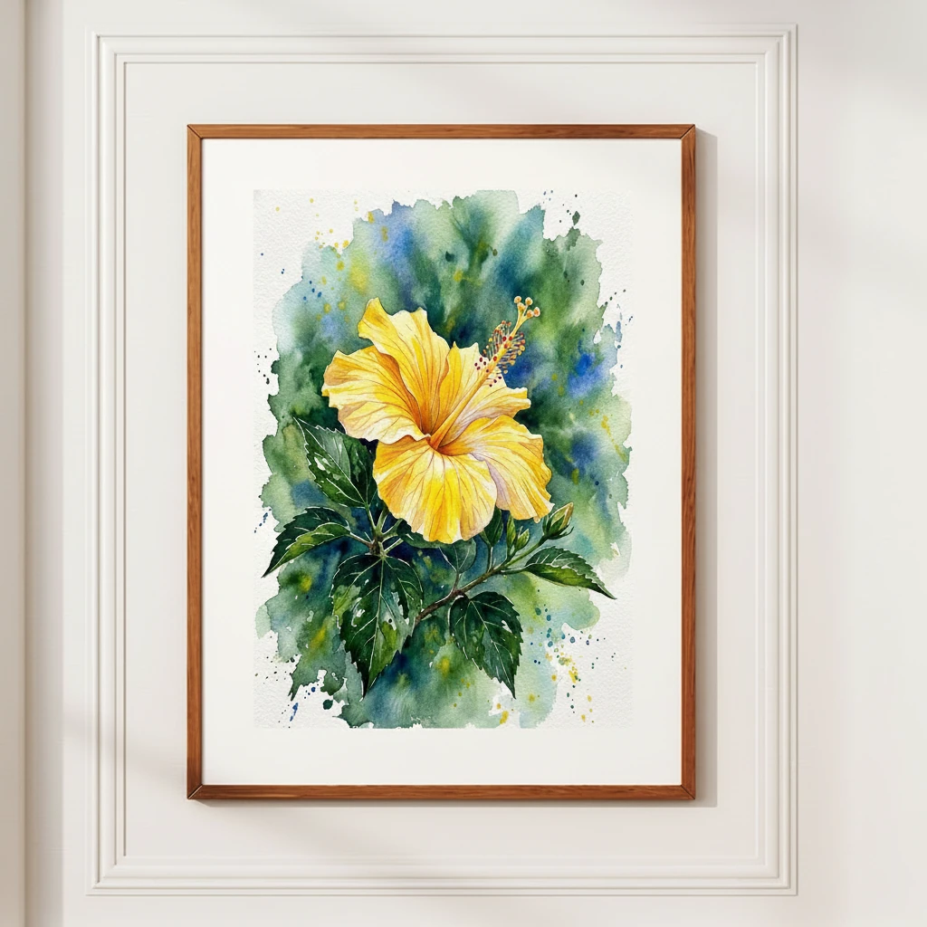 Yellow Hibiscus Branch preview 3