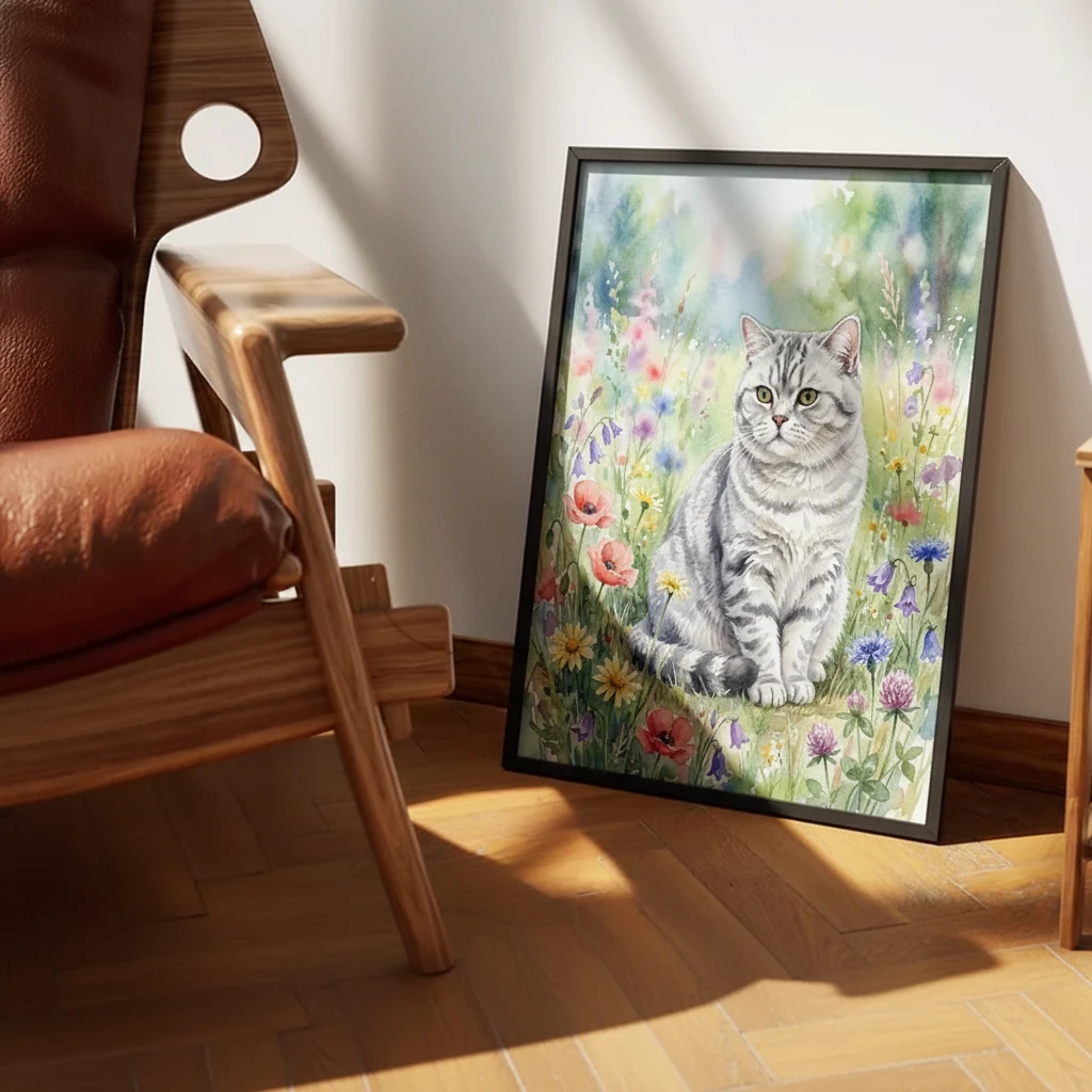 British Shorthair in Meadow preview 3