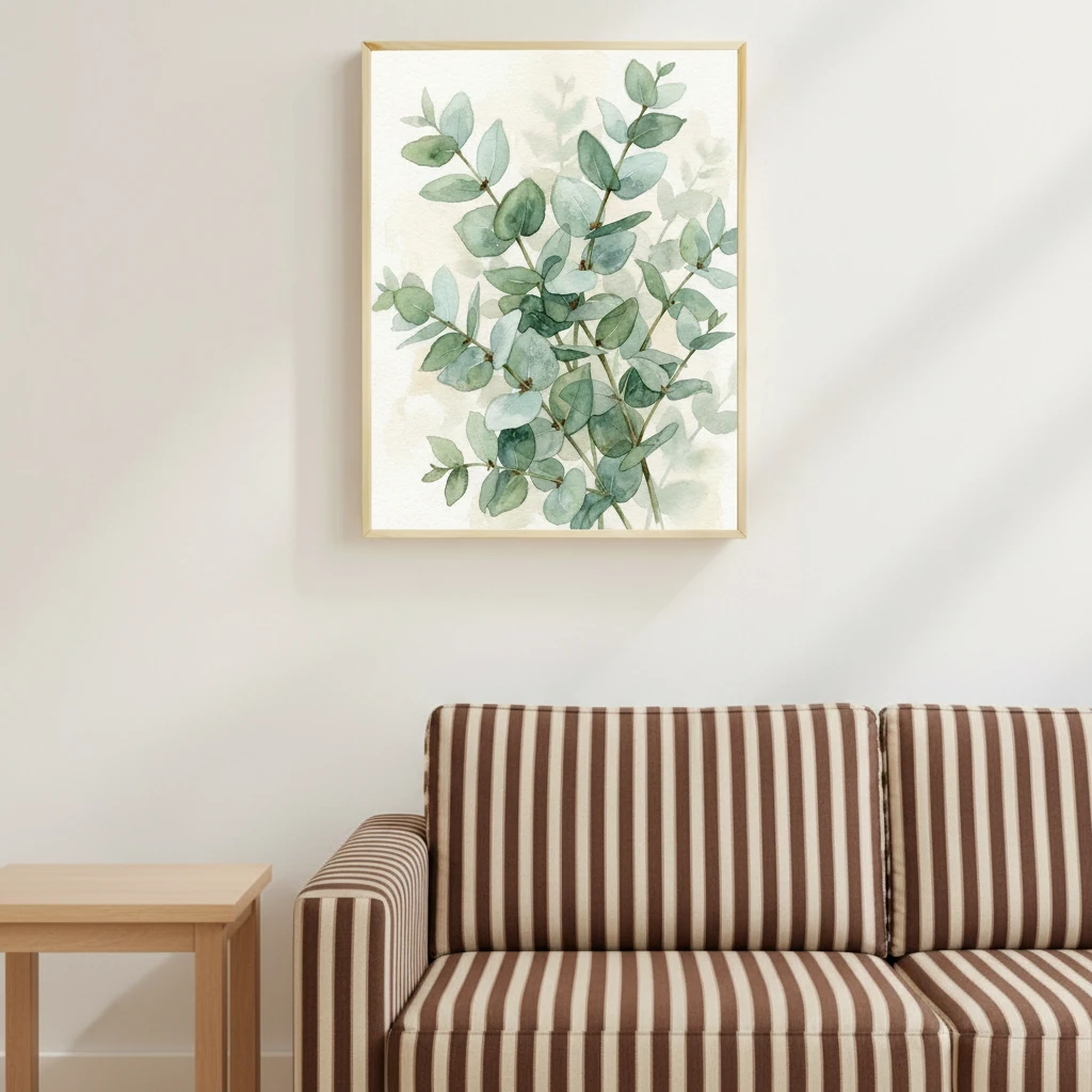 Overlapping Eucalyptus Sprigs preview 2