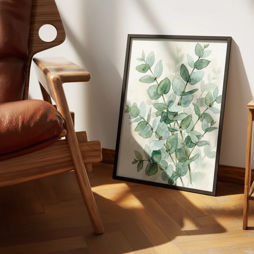 Overlapping Eucalyptus Sprigs preview 3