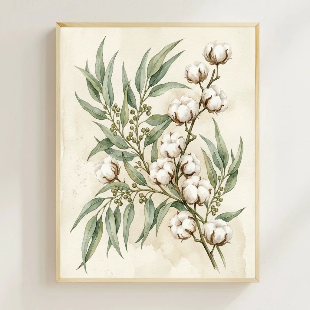 Seeded Eucalyptus and Cotton preview 2