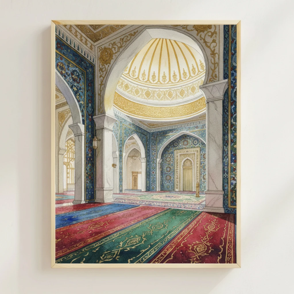 Brunei Mosque Interior preview 3