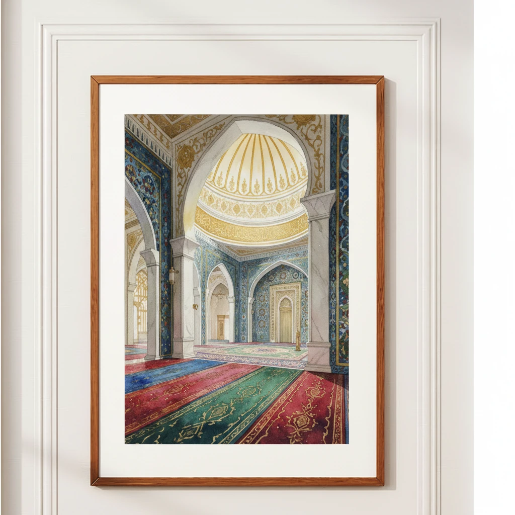 Brunei Mosque Interior preview 5