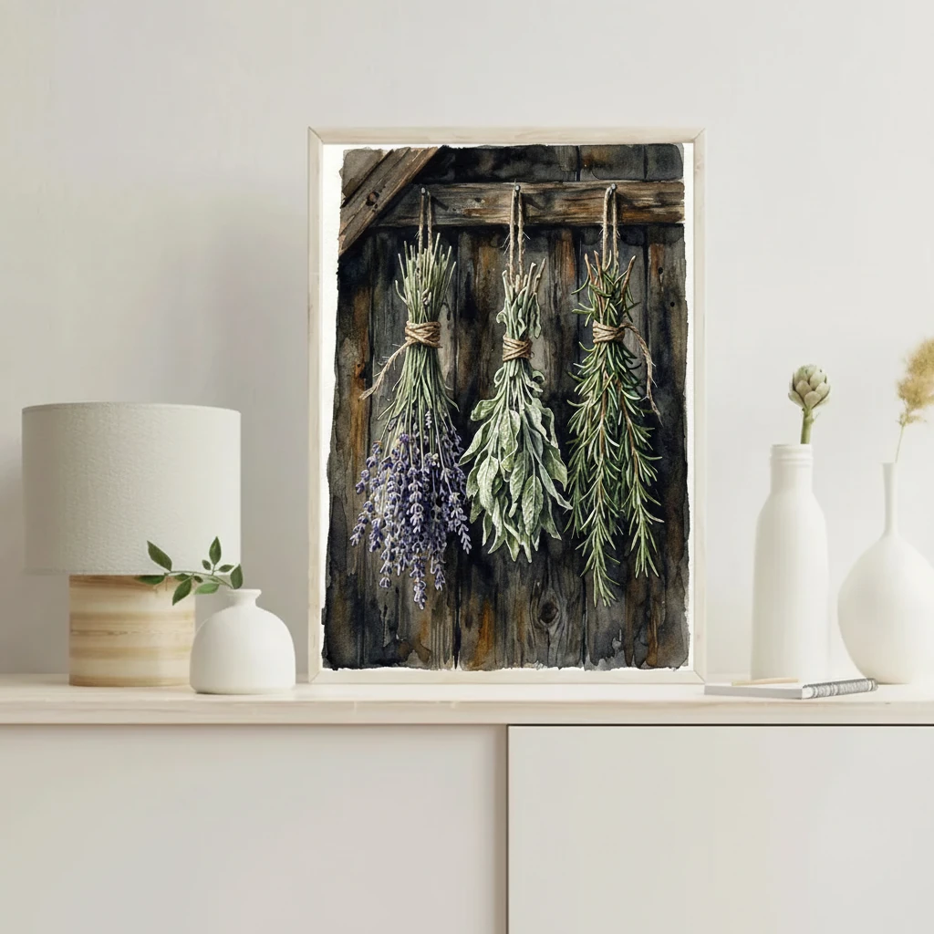 Apothecary Dried Herb Bundles preview 3