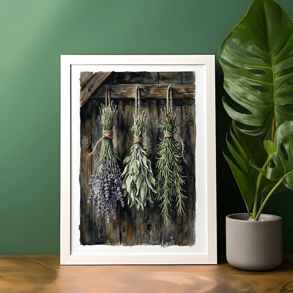 Apothecary Dried Herb Bundles preview 4
