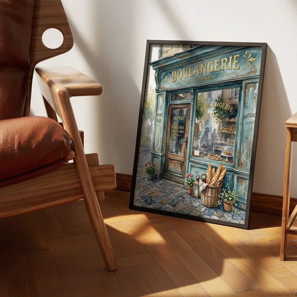 Vintage Boulangerie Facade preview 2