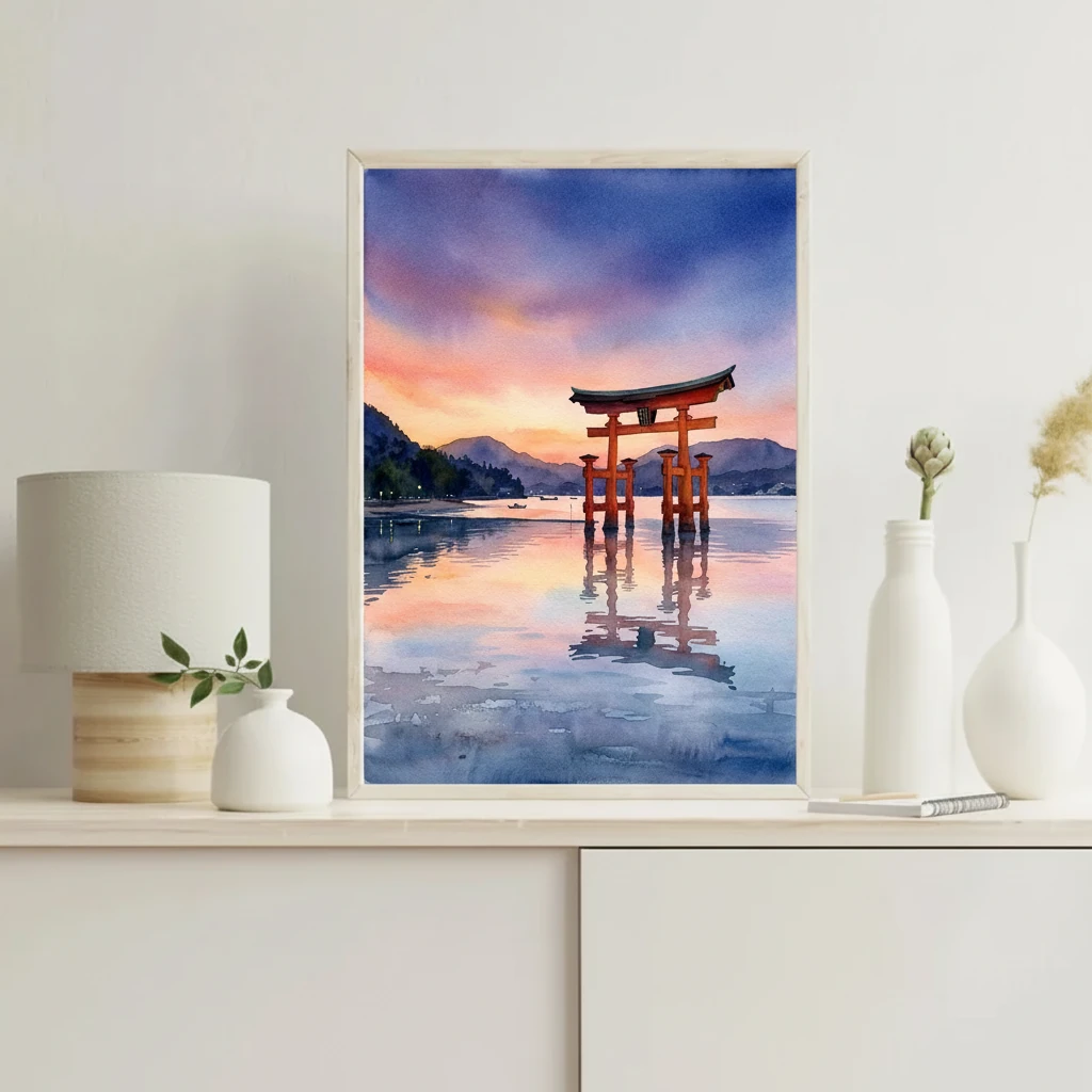Miyajima Gate at Dusk preview 4